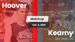 Matchup: Hoover  vs. Kearny  2018