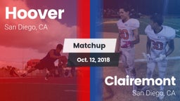 Matchup: Hoover  vs. Clairemont  2018