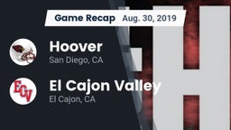 Recap: Hoover  vs. El Cajon Valley  2019
