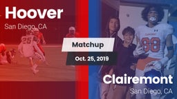 Matchup: Hoover  vs. Clairemont  2019