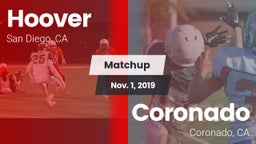Matchup: Hoover  vs. Coronado  2019