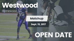 Matchup: Westwood vs. OPEN DATE 2017