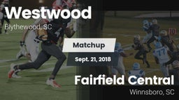 Matchup: Westwood vs. Fairfield Central  2018