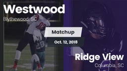 Matchup: Westwood vs. Ridge View  2018