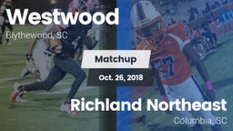 Matchup: Westwood vs. Richland Northeast  2018