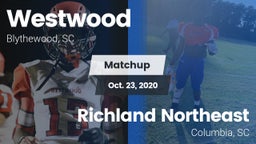 Matchup: Westwood vs. Richland Northeast  2020