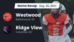 Recap: Westwood  vs. Ridge View  2021