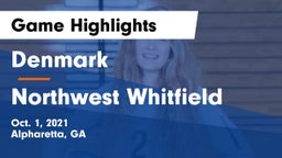 Denmark  vs Northwest Whitfield  Game Highlights - Oct. 1, 2021