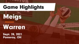 Meigs  vs Warren Game Highlights - Sept. 28, 2021