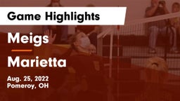 Meigs  vs Marietta  Game Highlights - Aug. 25, 2022