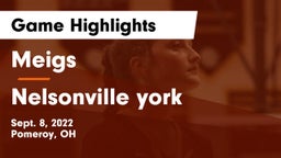 Meigs  vs Nelsonville york Game Highlights - Sept. 8, 2022