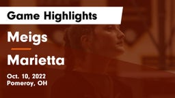 Meigs  vs Marietta  Game Highlights - Oct. 10, 2022
