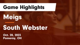 Meigs  vs South Webster  Game Highlights - Oct. 28, 2023