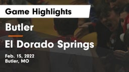 Butler  vs El Dorado Springs  Game Highlights - Feb. 15, 2022