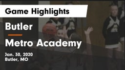Butler  vs Metro Academy Game Highlights - Jan. 30, 2020