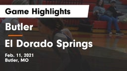 Butler  vs El Dorado Springs  Game Highlights - Feb. 11, 2021