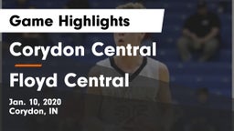 Corydon Central  vs Floyd Central Game Highlights - Jan. 10, 2020