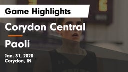 Corydon Central  vs Paoli Game Highlights - Jan. 31, 2020