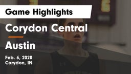 Corydon Central  vs Austin Game Highlights - Feb. 6, 2020