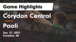 Corydon Central  vs Paoli  Game Highlights - Jan. 27, 2023