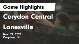 Corydon Central  vs Lanesville  Game Highlights - Nov. 24, 2023