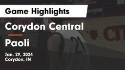 Corydon Central  vs Paoli  Game Highlights - Jan. 29, 2024
