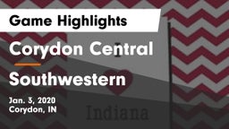 Corydon Central  vs Southwestern  Game Highlights - Jan. 3, 2020