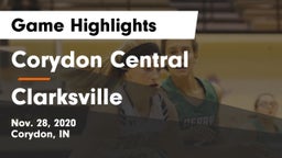 Corydon Central  vs Clarksville  Game Highlights - Nov. 28, 2020