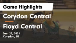 Corydon Central  vs Floyd Central  Game Highlights - Jan. 23, 2021