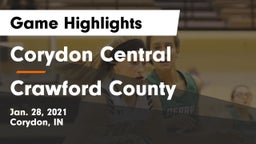 Corydon Central  vs Crawford County  Game Highlights - Jan. 28, 2021