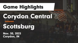 Corydon Central  vs Scottsburg  Game Highlights - Nov. 30, 2023