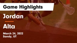 Jordan  vs Alta  Game Highlights - March 24, 2022