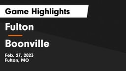 Fulton  vs Boonville  Game Highlights - Feb. 27, 2023