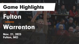 Fulton  vs Warrenton  Game Highlights - Nov. 21, 2023