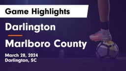 Darlington  vs Marlboro County Game Highlights - March 28, 2024