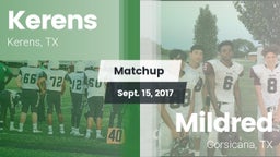 Matchup: Kerens  vs. Mildred  2017