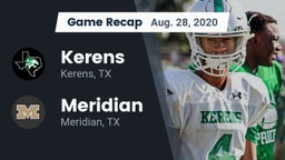 Recap: Kerens  vs. Meridian  2020