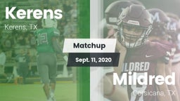 Matchup: Kerens  vs. Mildred  2020