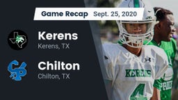 Recap: Kerens  vs. Chilton  2020