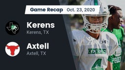 Recap: Kerens  vs. Axtell  2020