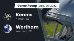 Recap: Kerens  vs. Wortham  2022