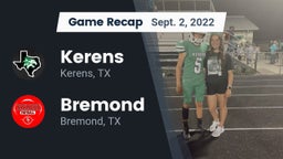 Recap: Kerens  vs. Bremond  2022