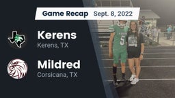 Recap: Kerens  vs. Mildred  2022