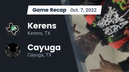 Recap: Kerens  vs. Cayuga  2022