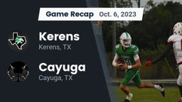 Recap: Kerens  vs. Cayuga  2023