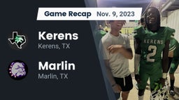 Recap: Kerens  vs. Marlin  2023