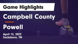 Campbell County  vs Powell Game Highlights - April 12, 2022