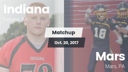 Matchup: Indiana  vs. Mars  2017