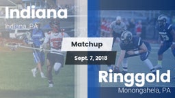 Matchup: Indiana  vs. Ringgold  2018