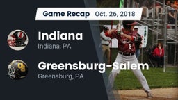 Recap: Indiana  vs. Greensburg-Salem  2018